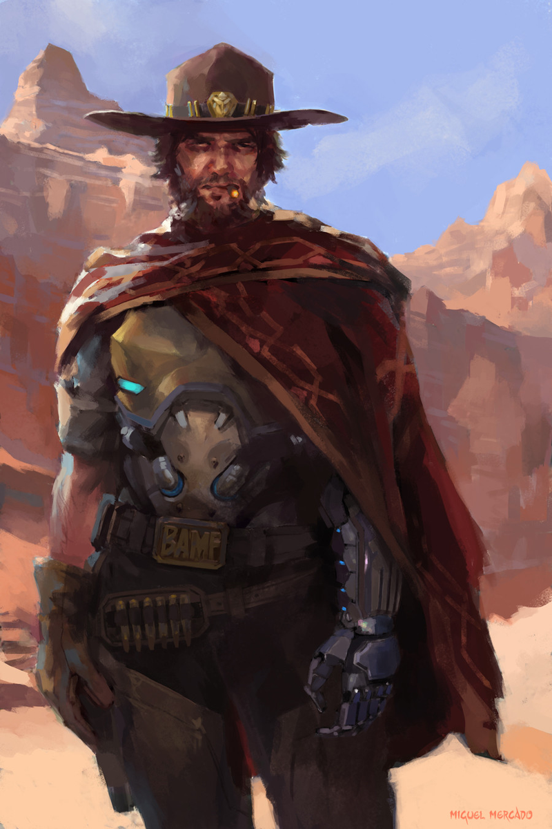 Illustration for article titled Overwatch As Fine Art